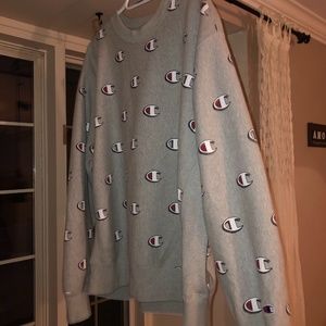 Reverse weave champion sweater